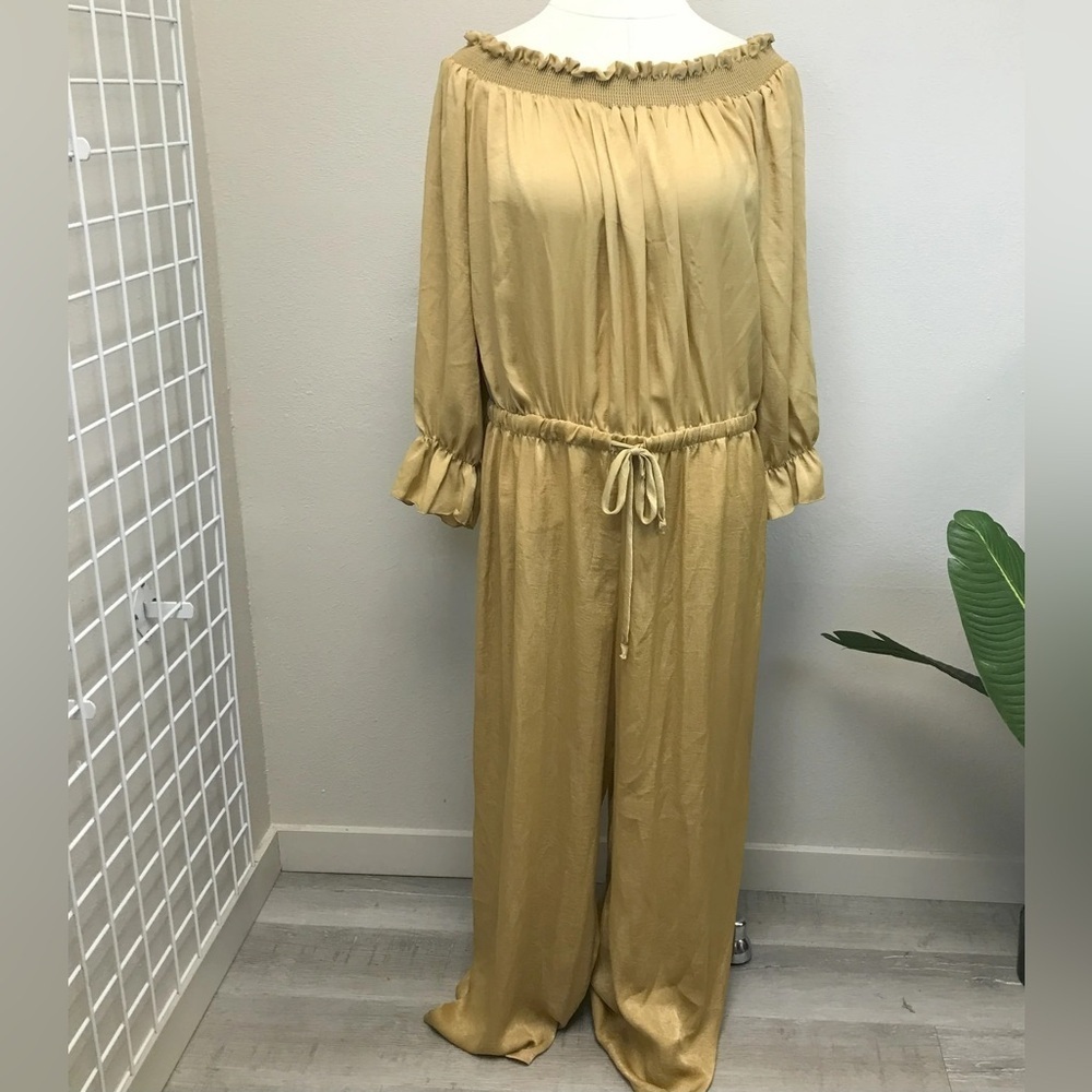 Ashley Stewart Off The Shoulder Jumpsuit - NEW! - Size 26/28 - Picture 2 of 4